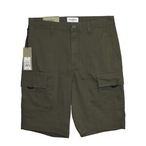 NWT Mens Utility Shorts Green 28 Waist Goodfellow